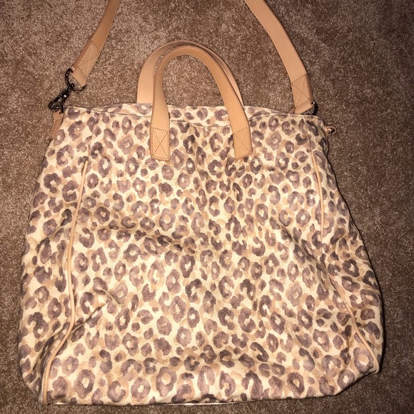zimmermann leopard beach bag
